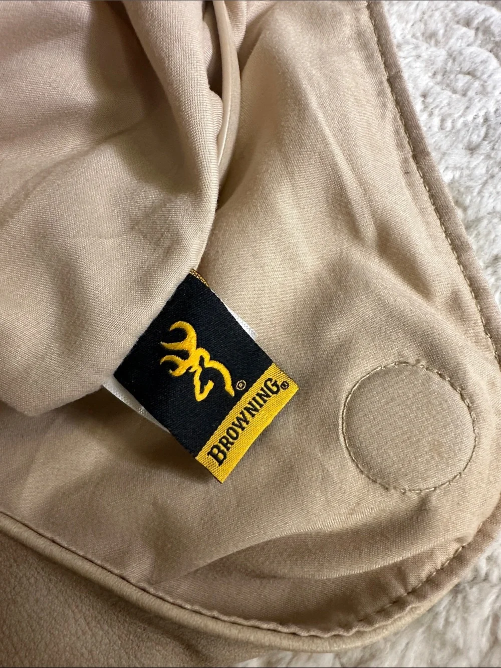 Browning beige Hobo conceal and carry shoulder Bag with Braided Detail